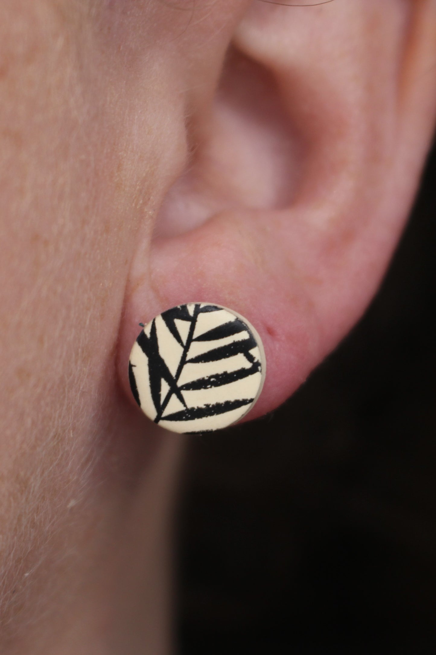 Monstera and lotus stud pack