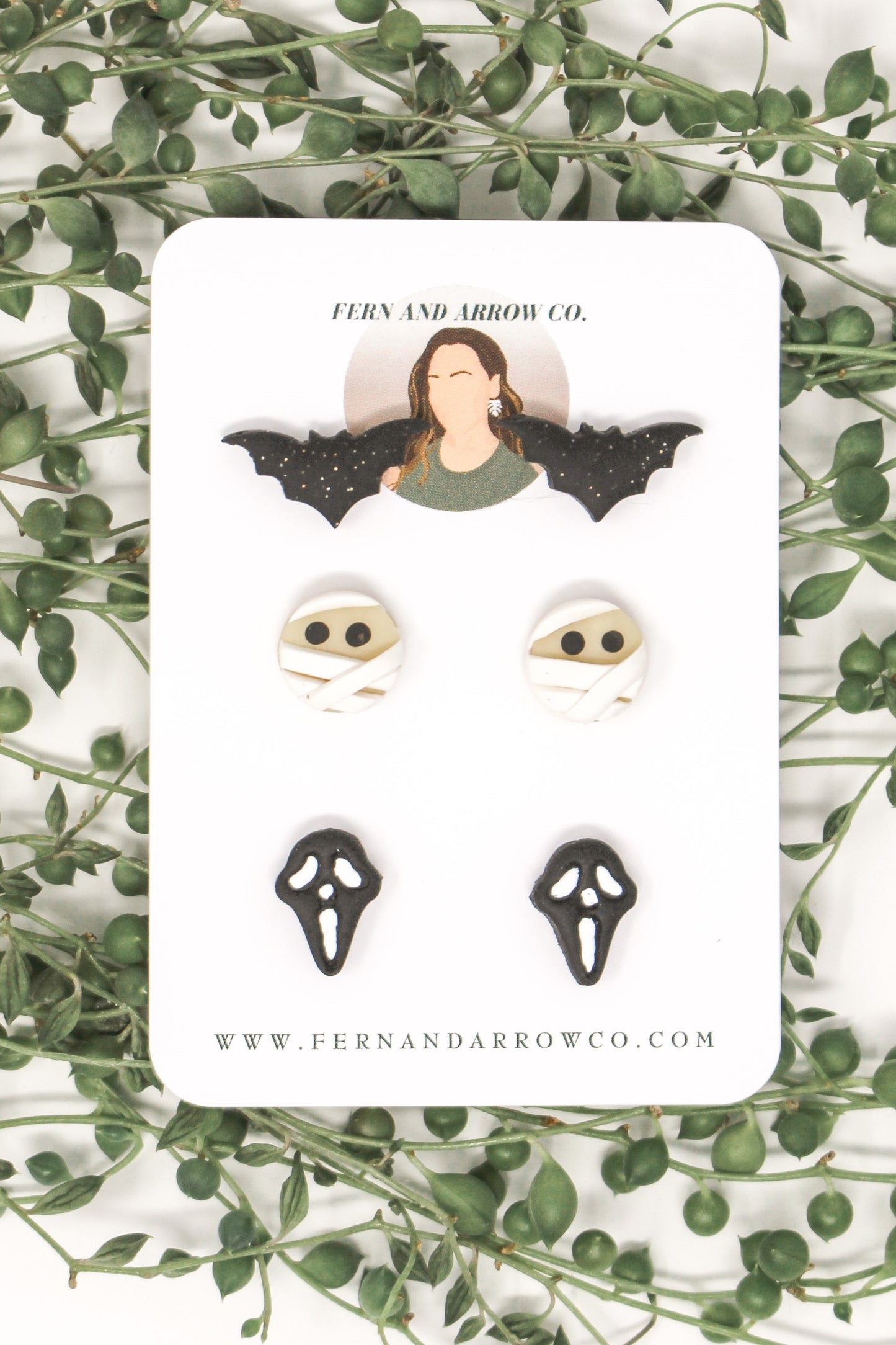 Bat and mummy stud pack