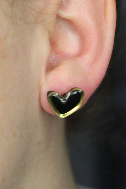 Neutral hearts stud pack